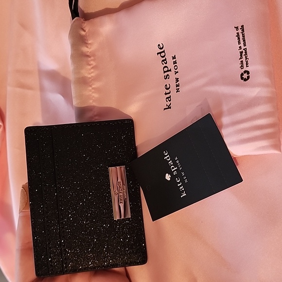 ✨️NWT Kate Spade 2FER✨️Kenzie Glitter Tote/Crossbody w Dustbag & Cardholder - Picture 9 of 9